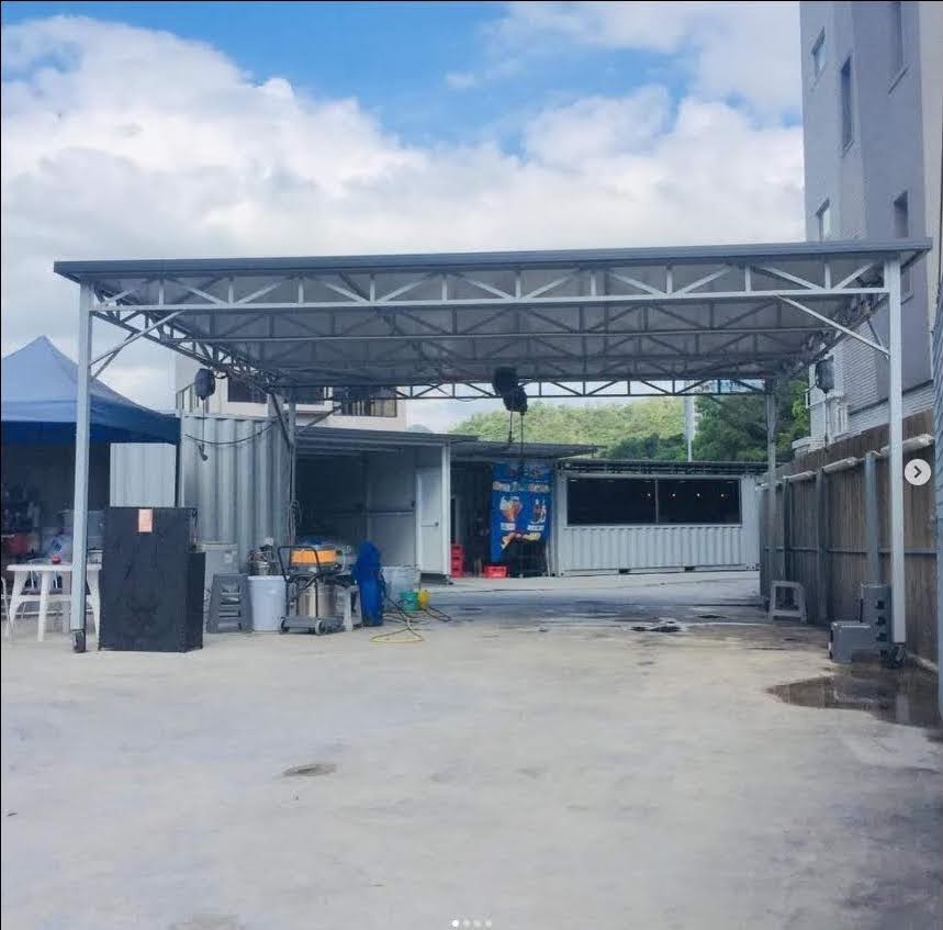 屯門穩定客源良好商譽佔地超過4,000呎大量發展空間汽車美容店車房生意轉讓 實景相片